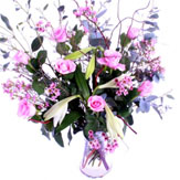 Mothers Favourite Pink Roses Bouquet image