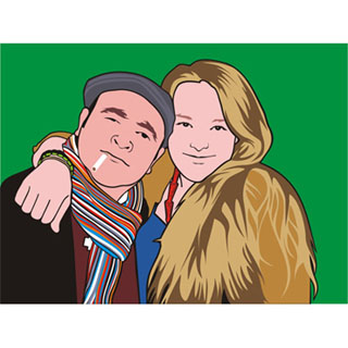 Your Photo on Canvas - 70x50cm - Opie-Style