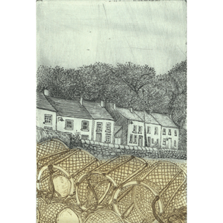 Niamh MacGowan "Lobster Pots at Roundstone" Print