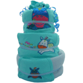 3 Tier Nappy Cake - Baby Boy image