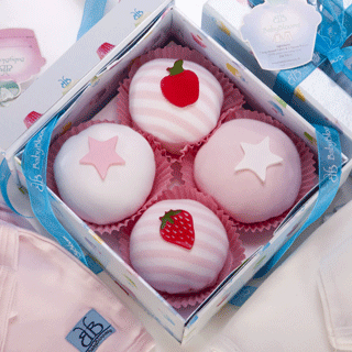 2 Pairs of Pink Pyjamas in a Cupcake - Baby Girl