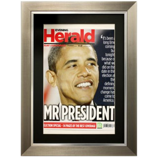 Irish Independent - Framed Front Page (Small)