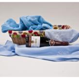 Personalised Baby Hamper with Bubbly – Baby Boy image