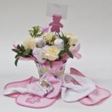 Bouquet of Baby Girl Clothing - Polka Dot Pail image