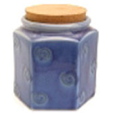 Hexagonal Jar and Cork