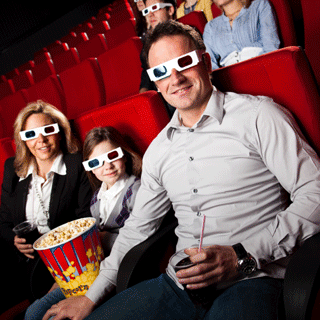 Family Cinema Ticket - 1 Adult and 1 Child