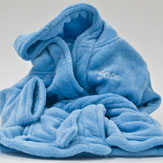 Personalised Baby Boy Bathrobe image