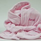Personalised Baby Girl Bathrobe image