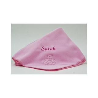 Personalised Fleece Baby Girl Blanket