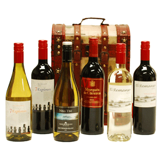 6 Bottle Wine Trunk Gift (Mixed Origin)
