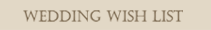 wedding wish list logo