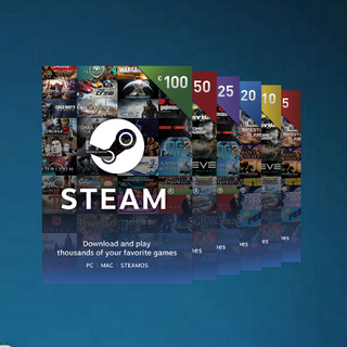 Steam Gift Cards, €5 - €100