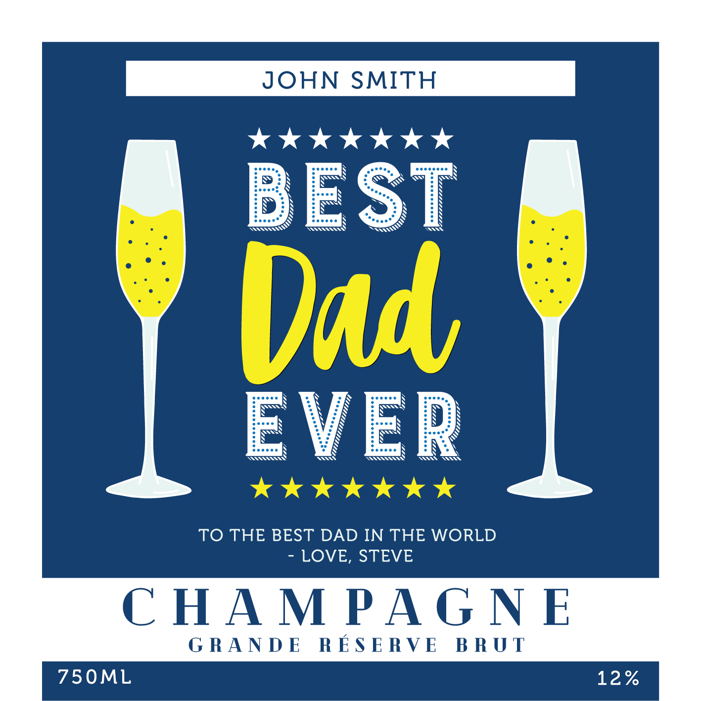 Personalised Champagne