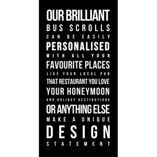 Bus Scroll 120x60cm image