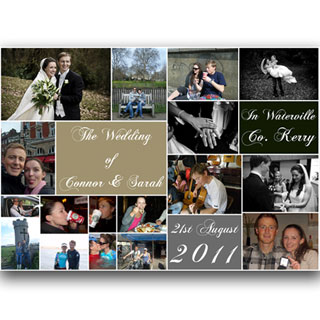 Wedding Collage 70x50cm image